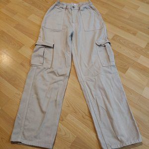 Beige Garage Cargo Pants- Small